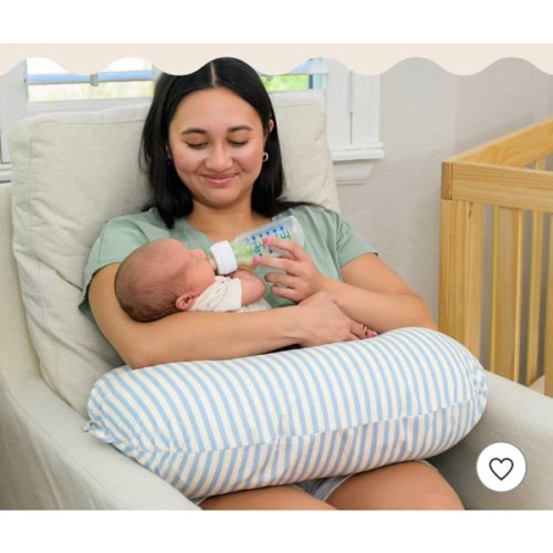 Boppy New Nursing Pillow - Vintage Blue Stripes