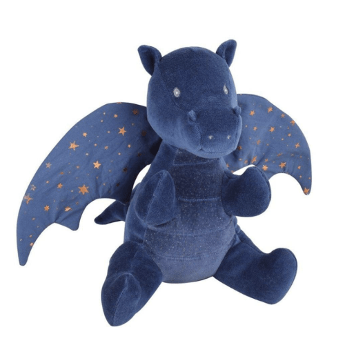 Midnight Dragon Organic Fabric Stuffed Animal