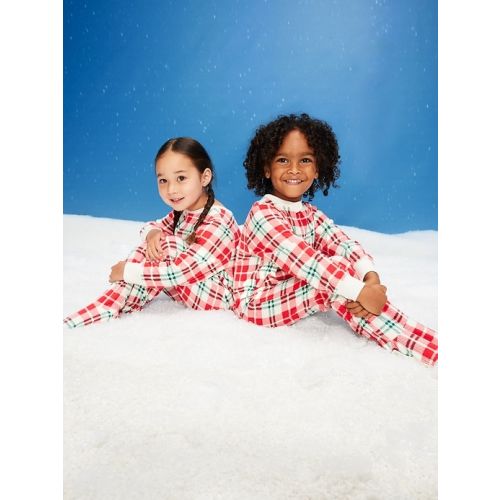 2-Way-Zip Microfleece Pajama One-Piece for Toddler & Baby
