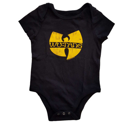 Wu-Tang Clan Kids Infant Baby Romper Grow Logo Black