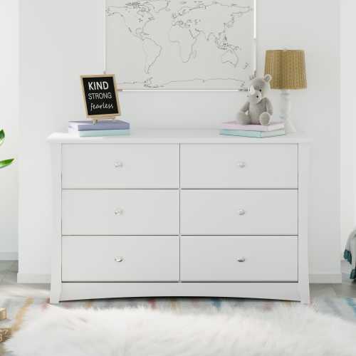 Storkcraft Crescent 6 Drawer Double Dresser | Ashley