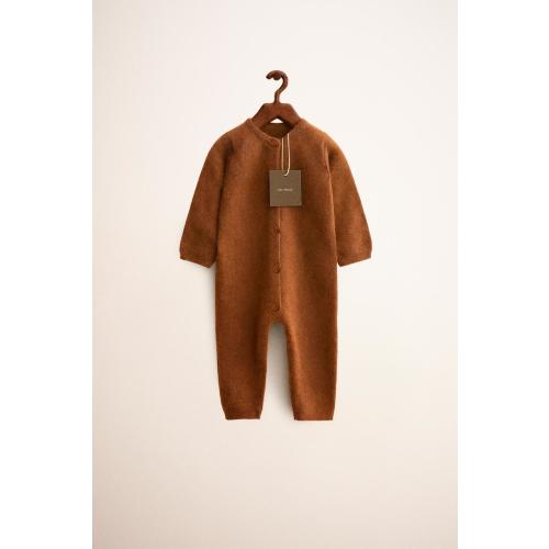 ZARA TIMELESS - 100% CASHMERE LONG JUMPSUIT - Toffee | ZARA United States