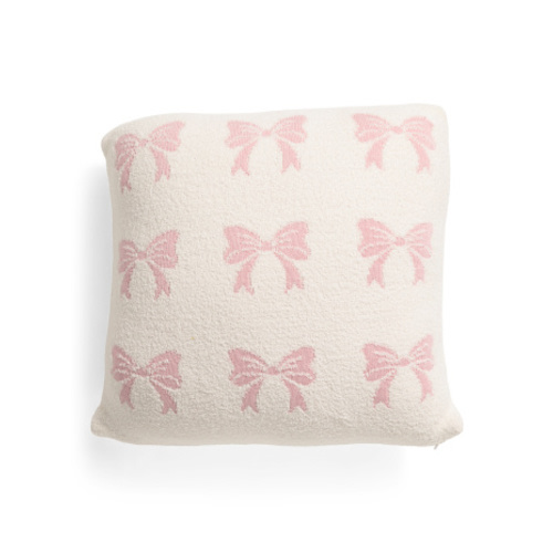 20x20 Bows Cotton Blend Knit Pillow | Home | T.J.Maxx