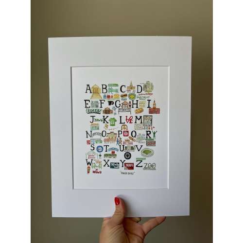 Philadelphia Alphabet 11x14 Print
