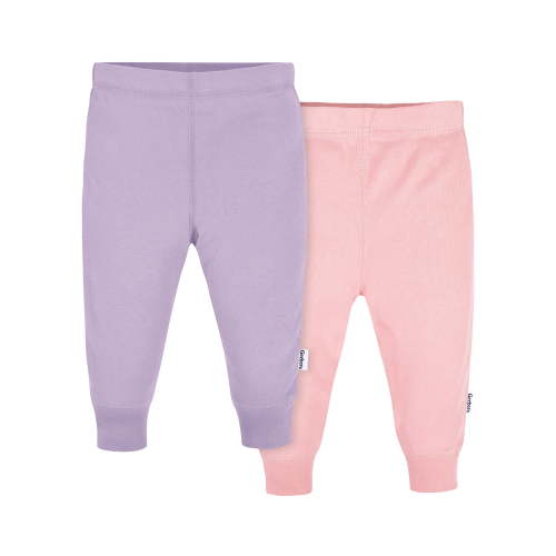 Gerber Gender Neutral Active Pants, 2-Pack, Sizes 0/3 Months - 12 Months