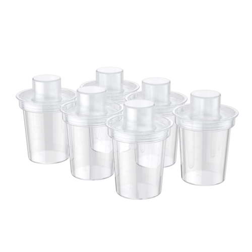 UNTERING 6pcs Baby Formula Container Milk Powder Dispensers Storage Box 80ml Capacity for Easy Travel Feeding