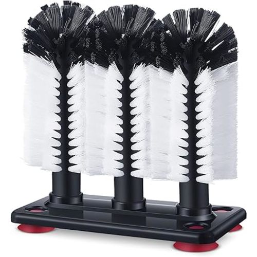 Havawish 1 Pack Water Bottle Cleaning Brush with Suction Base