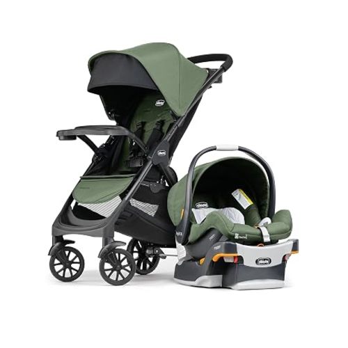 Chicco Bravino ClearTex Travel System w/KeyFit 30 Infant Car Seat & Base