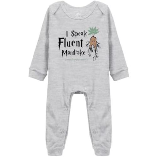GKrepps I Speak Fluent Mandrake Watch Your Ears! Baby Clothes Newborn Organic Bodysuits Romper