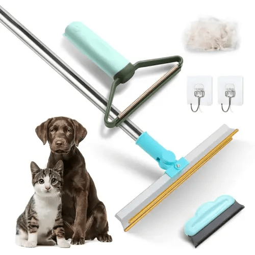 Pet Hair Remover Set - Three Different Sizes Pet Hair Removal Tool-Carpet Rake for Pet Hair Removal - Portable and Effective!