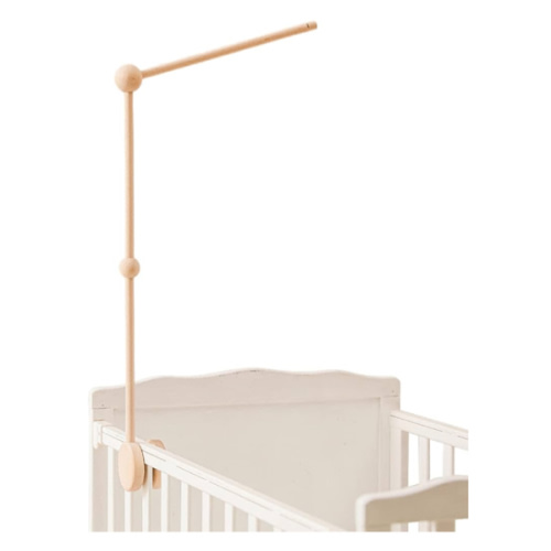 Crib Mobile Holder, HBM Wooden Mobile Arm & Hanger for Crib, Nursery Decor for Baby Girl Boy