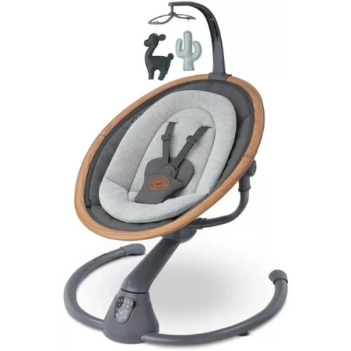Maxi-Cosi Cassia Electric Baby Swing – Lightweight, Automatic Motion Detection, 360° Rotation | Birth to 9kg