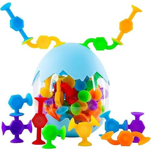 48 Pcs Bath Toys for Kids Ages 3+, Sensory Toys for Autistic Children