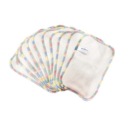 Organic Bamboo Velour Wipes - 10-pack