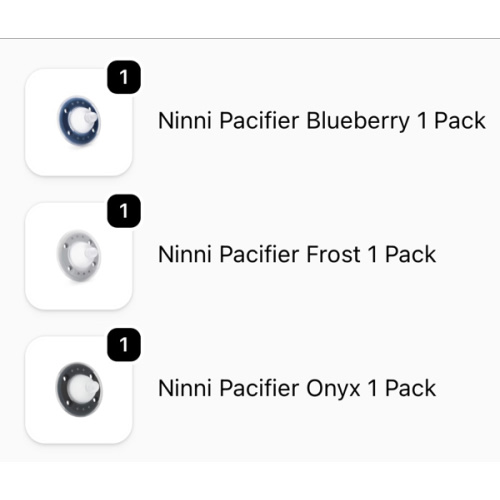 Ninni Pacifier - 3 pack