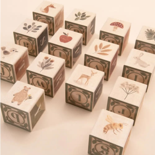 Watercolor ABC Blocks