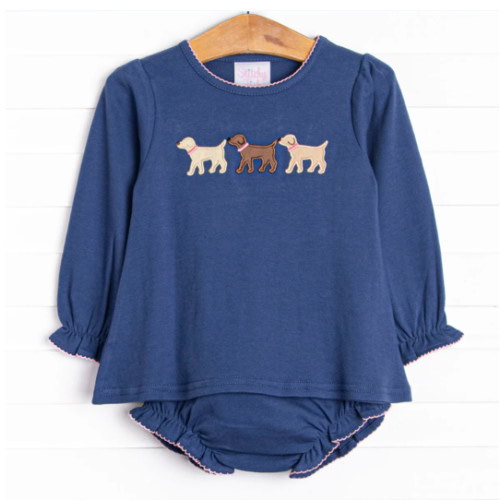 Best in Show Applique Diaper Set, Blue – Stitchy Fish