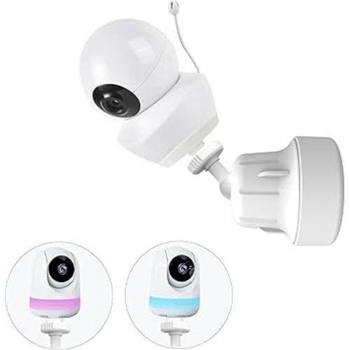 Flexible Baby Monitor Mount Stand Compatible with Babysense Max View V43/HD S2/V24R/PRISMA Baby Camera and Other with 1/4" Threaded Hole Camera, Adjustable Baby Monitor Wall Mount Stand Holder