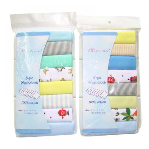 8 Pack Baby Burp Cloths for Girls Boy, Triple Layer, 100% Organic Cotton, Soft and Absorbent Towels, Burping Rags for Newborns Baby Shower Gift Set