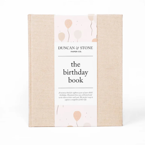 Keepsake Birthday Book | Duncan & Stone Paper Co.
