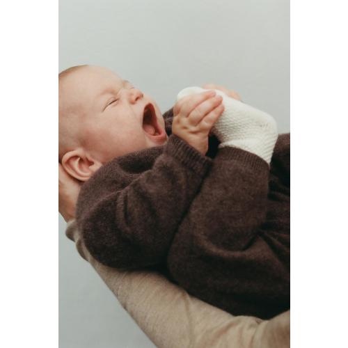 100% CASHMERE BAGGY PANTS - Brown | ZARA United States