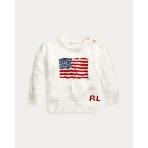 American Flag Sweater | Sweaters BABY GIRL (0-24 months) | Ralph Lauren