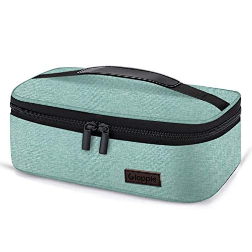 Gloppie Little Lunch Bag Small Insulated Lunch Box for Women Kids Lunchbox Mini Lunchbag Portable Cooler Bags Petty Lunch Pail Reusable Snack Container, Green