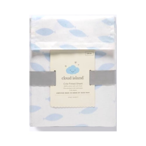 Cloud Island Fitted Crib Sheet – 100% Cotton – The Baby Barrel | Where fun & style is alive