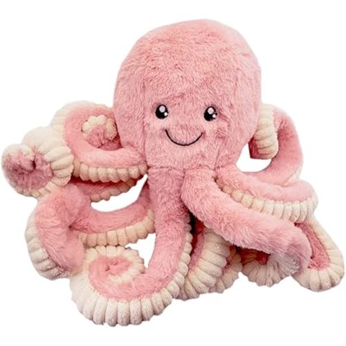 My Super Star Octopus Stuffed Animals Plush Toys for Kids Girls Boys Friends Family Birthday Xmas Gift Present Sea Critters (Pink, Medium (15.7''))
