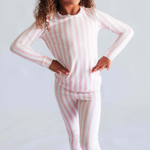 Youth Pajama Set in Poppy