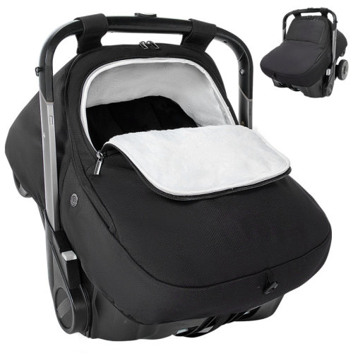 Zoomie Kids Baby Car Seat Cover For Infant, Soft Breathable Canopy For Sun Cold Weather & Reviews | Wayfair