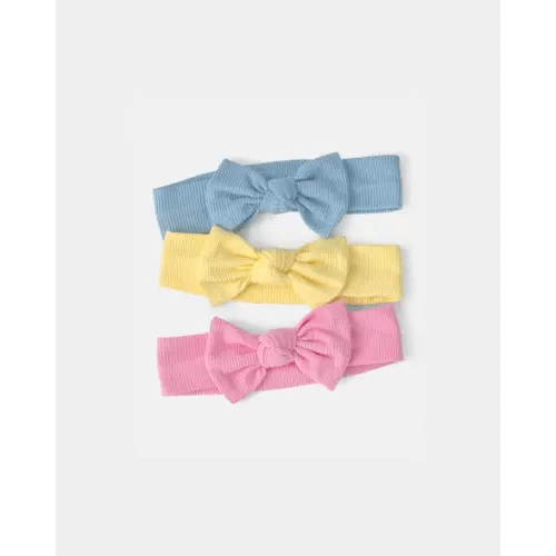 Baby Girl 3-Pack Solid Headbands | Carter's