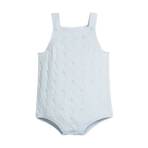 Pointelle Knit Bubble - Light Blue