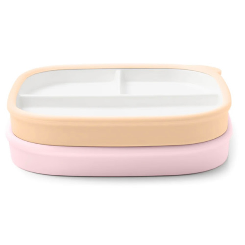 Clean Start Toddler Divided Plate | Premium Ceramic | Non Toxic – Ello