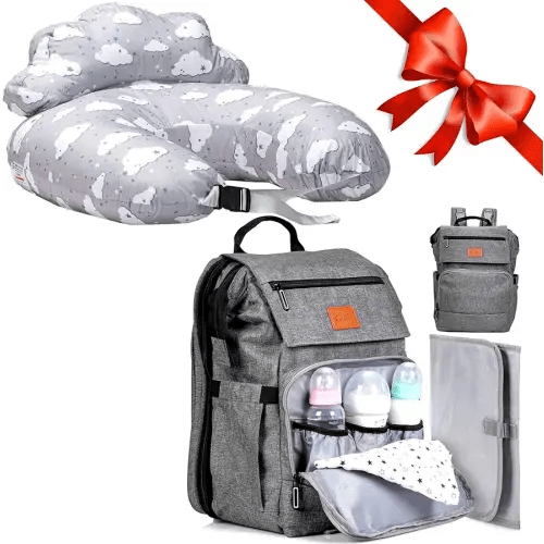 PILLANI Baby Shower Gifts: Nursing Pillow for Breastfeeding & Diaper Bag - Baby Registry Search