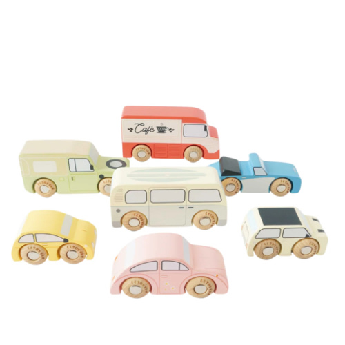 Wooden Vintage Toy Car Set | Danrie
