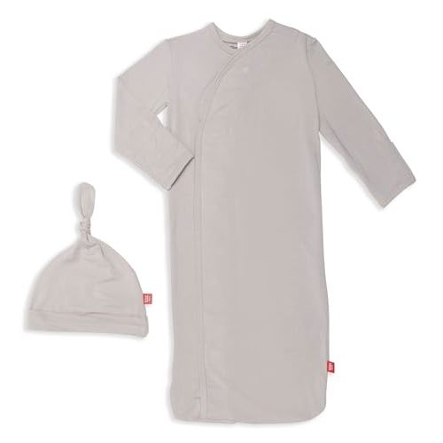 Magnetic Me Modal Newborn Sleeper Gown & Hat Set | Silky Soft Modal Fabric Sleep Sack