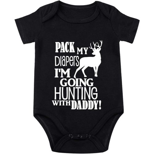 Daddys Boy Baby Clothes Hunting Clothes I Love Daddy Bodysuit