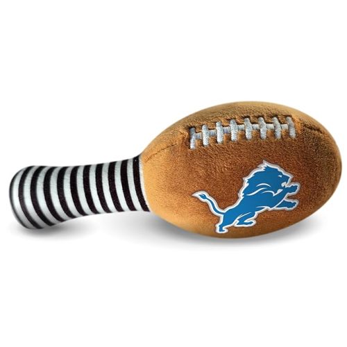 Detroit Lions Plush Football Rattle by Smilo - Officially Licensed NFL Baby Rattle Toy - Soft Baby Rattle with Bell - for Babies and Toddlers from 3 Months