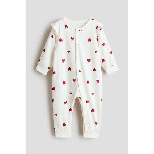 PATTERNED PAJAMA JUMPSUIT