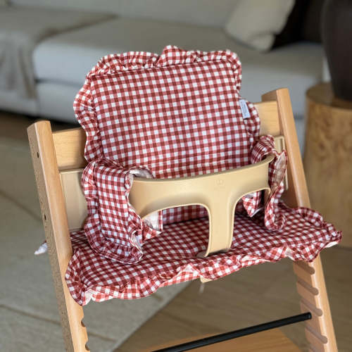 Berry Gingham 2 in 1 Cushion – Greyfox Designs