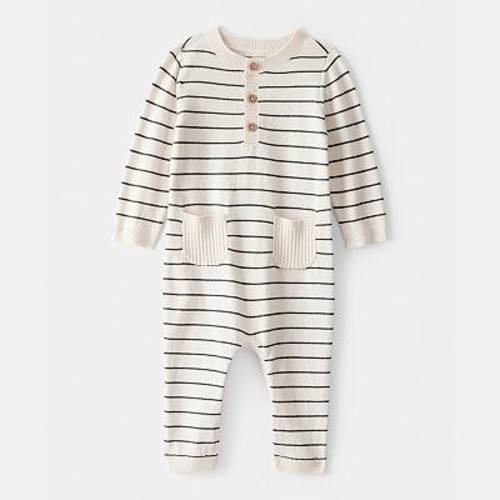 Baby Boy Carter's Striped Cotton Long-Sleeve Bodysuit
