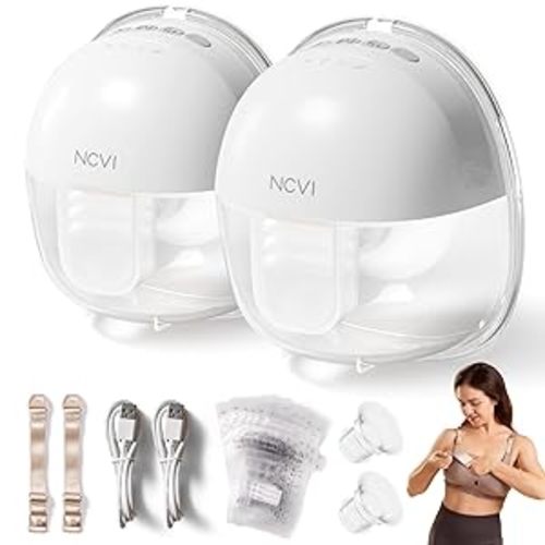 NCVI Wearable Breast Pump 8111 (White)