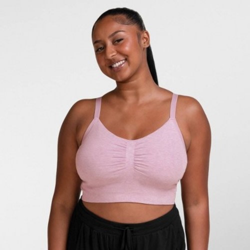 kindred by Kindred Bravely Women's Hands-Free Pumping Lounge & Sleep Bra - Mauve XL