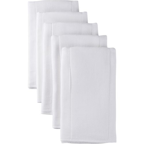 Gerber Unisex Baby Boys Girls Gauze Prefold Cloth Diapers Multipack White 5 Pack