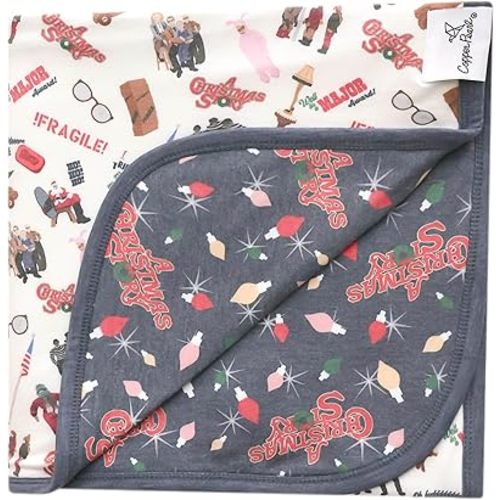 Copper Pearl Three-Layer Baby Blanket: Soft Baby Quilts for Boys and Girls | Breathable, Cozy, Toddler Blanket | Baby Quilt for Newborns | 46x46 Premium Polyester/Rayon | A Christmas Story