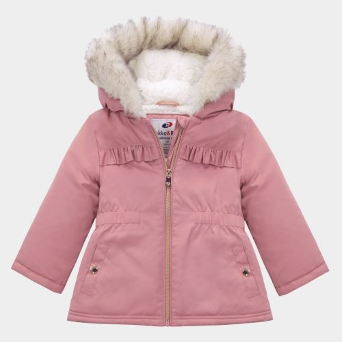 Rokka&Rolla Toddler Baby Girls' Fleece Lined Parka Jacket Kids Coat
