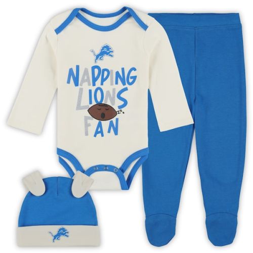 Detroit Lions Outerstuff Infant  Little Champ Three-Piece Set