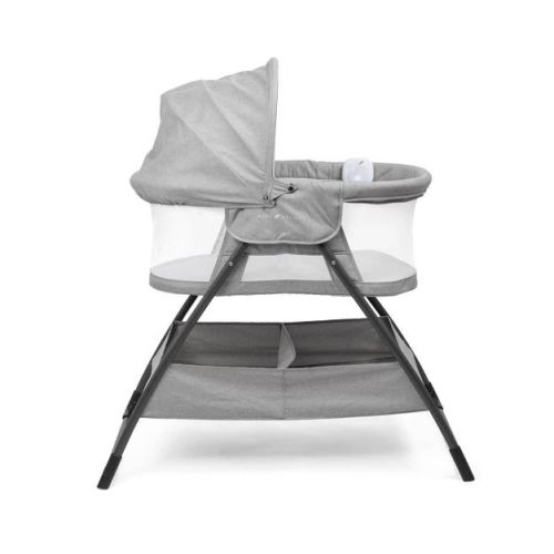 Baby Delight Beside Me Doze Deluxe Bedside Bassinet: Canopy, Vibration, Nightlight, Folds for Transport