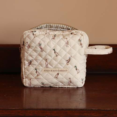 Duck Quilted Baby Change Bag | Compact & Hand-Illustrated – Fledge and Thread